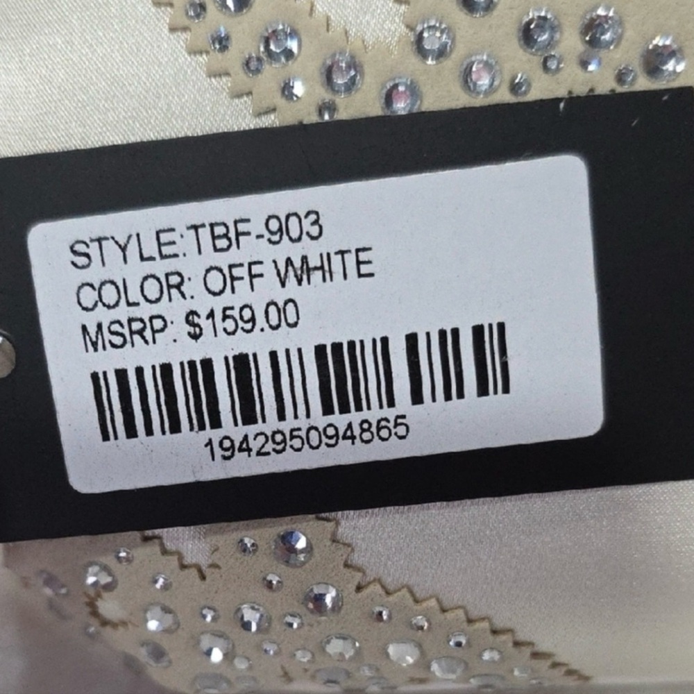 Badgley Mischka NWT Satin Rhinestone Clutch: Black & Ivory Available - Picture 3 of 9